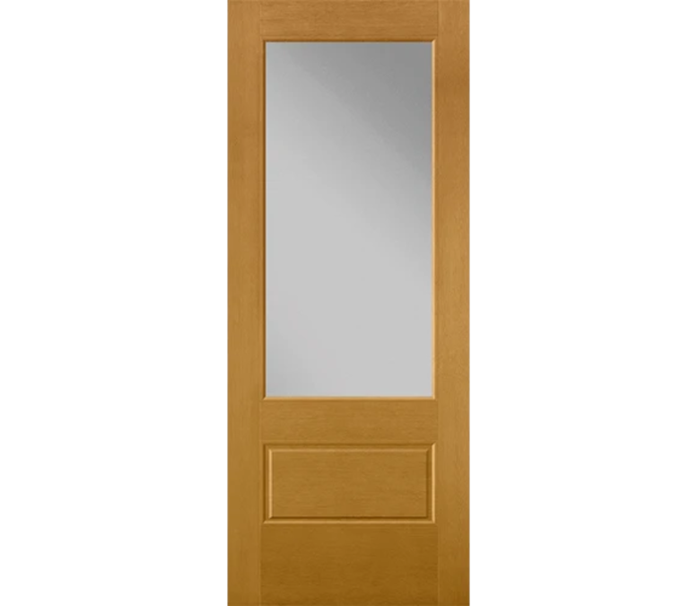 Scottsbluff 3 Quaters Light Fiberglass Entry Door