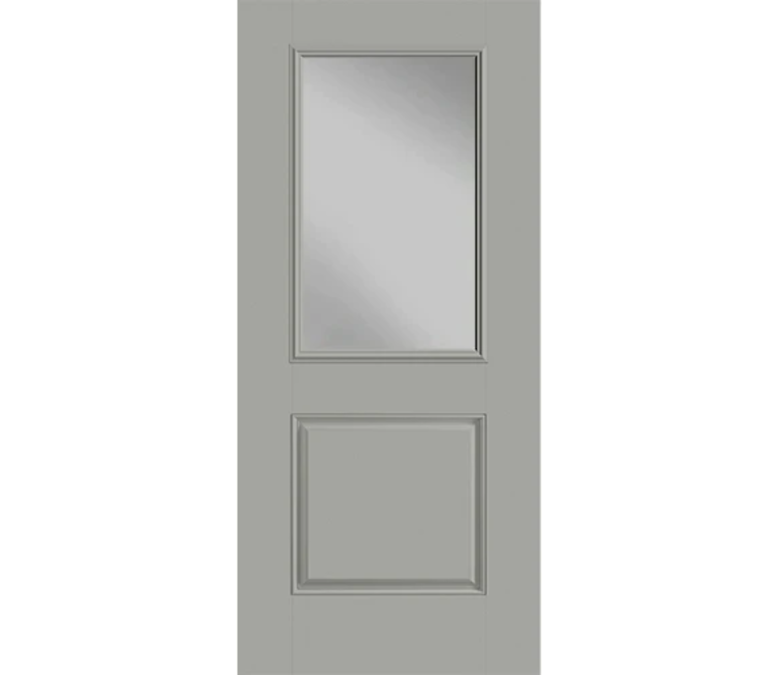 Scottsbluff Half Light 1 Panel Fiberglass Entry Door