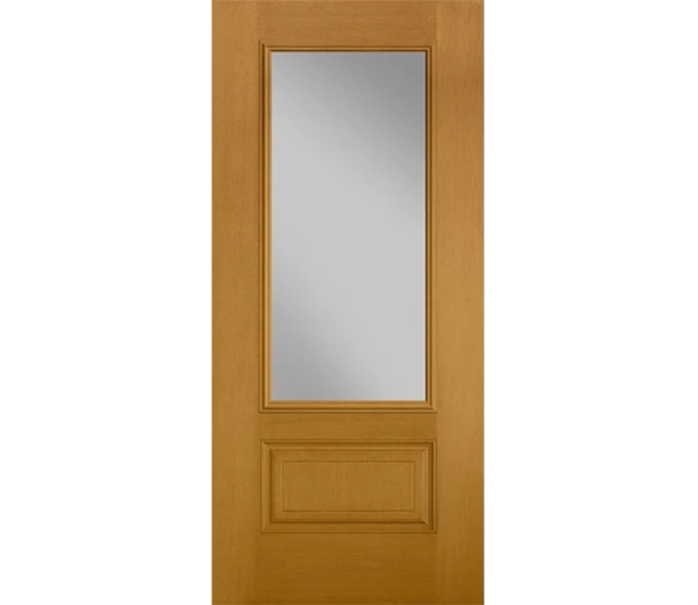 Scottsbluff Three Quaters light Fiberglass Entry Door